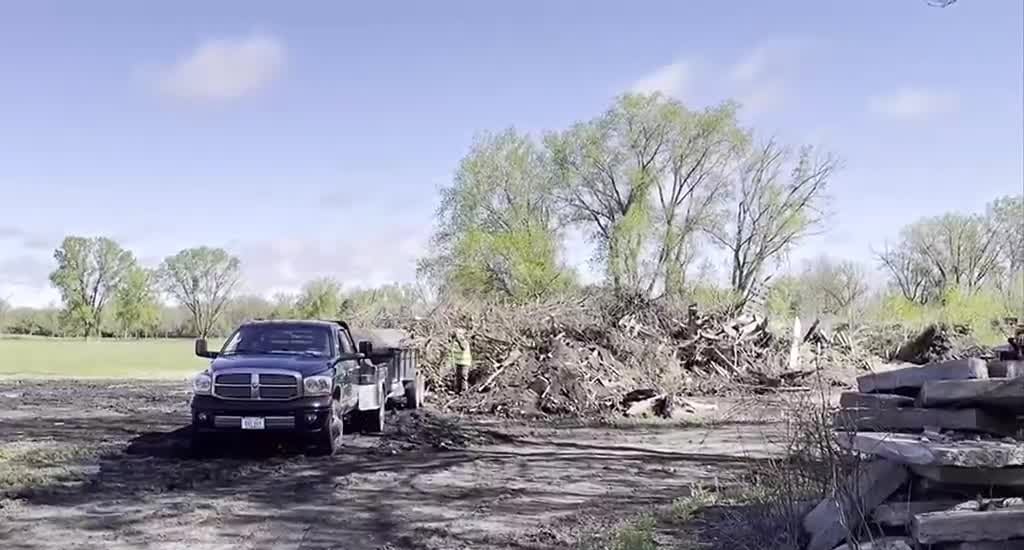 Two Rivers State Recreation Area in Waterloo has opened as a secondary tree debris drop-off site.