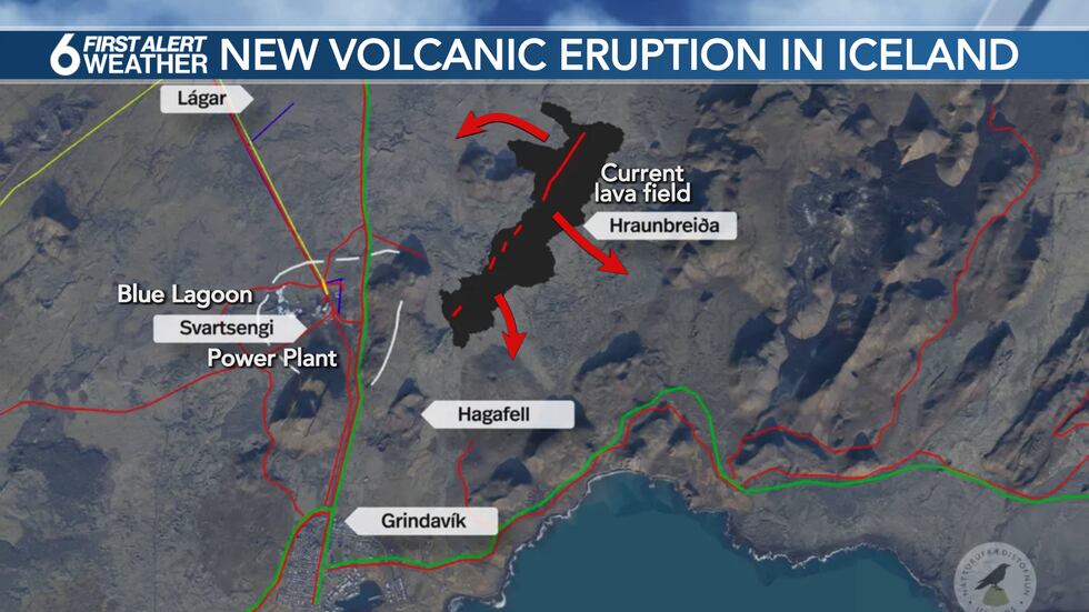 New volcanic eruption in Iceland