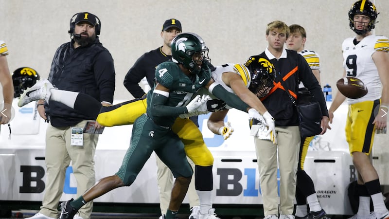 Iowa vs Michigan State Football