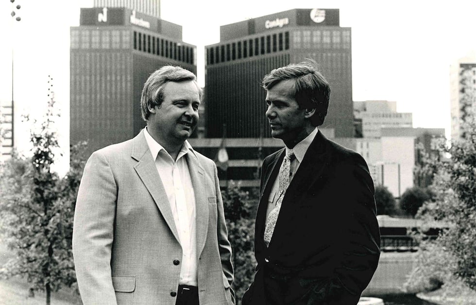 Gary Kerr and Tom Brokaw